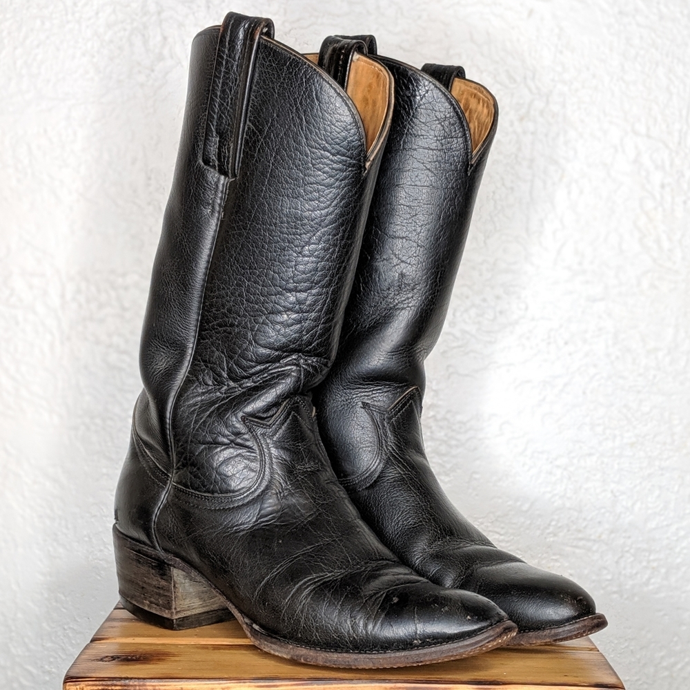 Vintage Frye Western Boots 10B - Picture 5 of 16